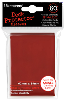 Ultra Pro Red Sleeves Small Ultra Pro Red Sleeves Small