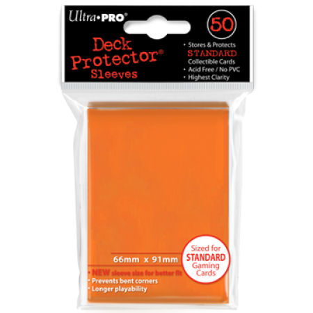 Ultra Pro Orange Sleeves Standard Ultra Pro Orange Sleeves Standard