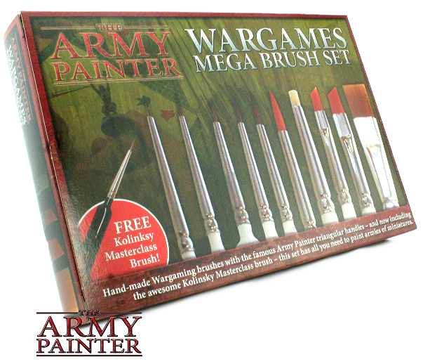 Army Painter Wargames Mega Brush Set Army Painter Wargames Mega Brush Set