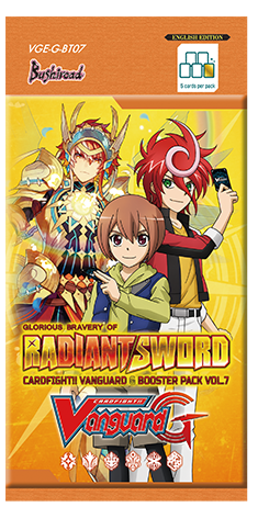 Cardfight Vanguard Glorious Bravery of Radiant Sword Booster Cardfight Vanguard Glorious Bravery of Radiant Sword Booster