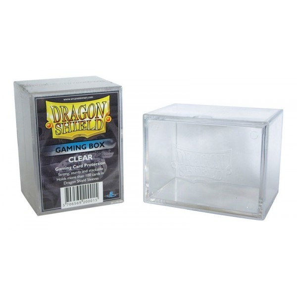 Dragon Shield Solid Gaming Box - Clear Dragon Shield Solid Gaming Box - Clear