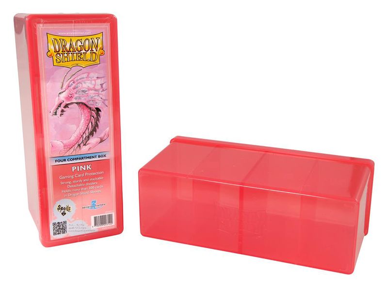 Dragon Shield 4-Compartment Storage Box PINK Dragon Shield 4-Compartment Storage Box PINK