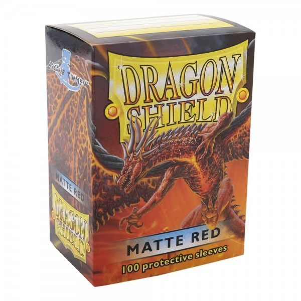 Dragon Shield Matte Red Sleeves Dragon Shield Matte Red Sleeves