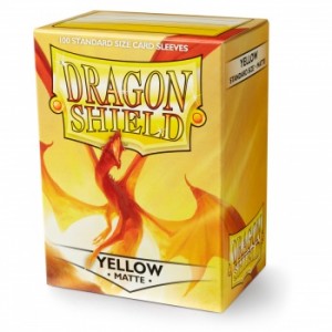 Dragon Shield Matte Yellow Sleeves Dragon Shield Matte Yellow Sleeves