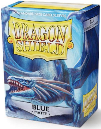 Dragon Shield Matte Blue Sleeves Standard Size x100 Dragon Shield Matte Blue Sleeves Standard Size x100