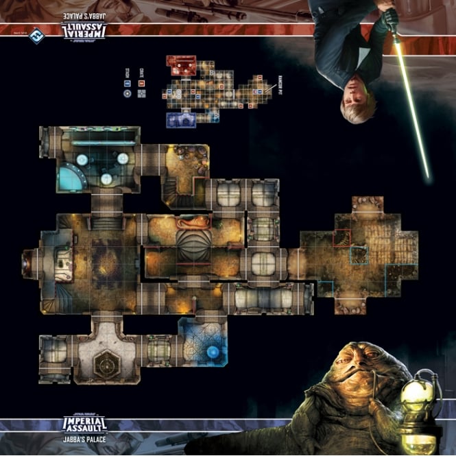 Star Wars Imperial Assault Jabba's Palace Skirmish Map Star Wars Imperial Assault Jabba's Palace Skirmish Map