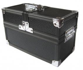 The Crypt - Lockable Double Metal Deck Box - Black The Crypt - Lockable Double Metal Deck Box - Black