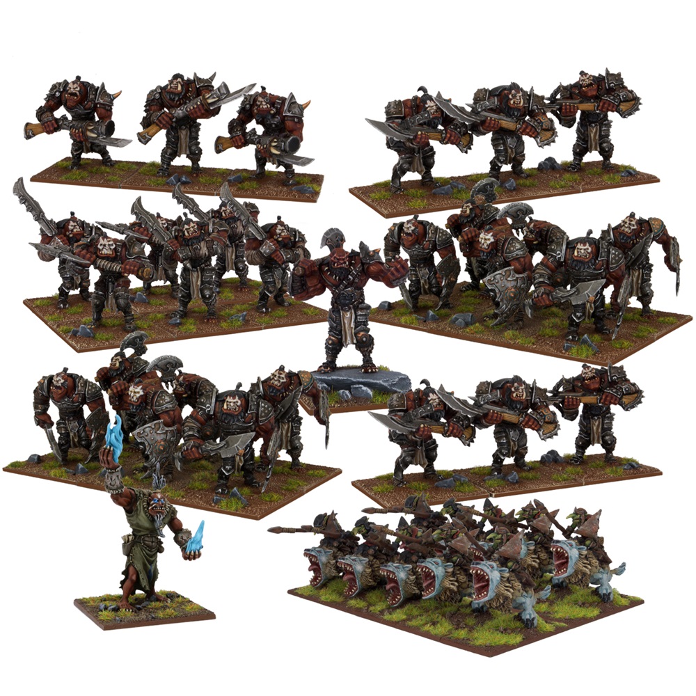 Kings of War Ogre Mega Army Kings of War Ogre Mega Army