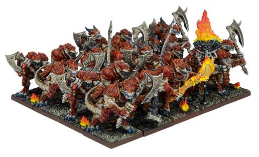 Kings of War Forces of Nature Salamander Regiment Kings of War Forces of Nature Salamander Regiment