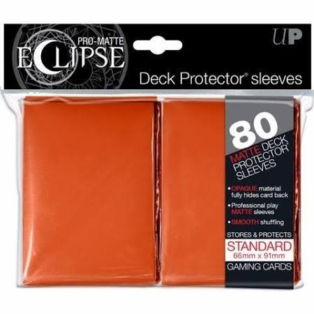 Pro Matte Eclipse Orange Standard Sleeves Pro Matte Eclipse Orange Standard Sleeves