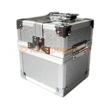 The Monolith Combinable Full Metal Deck Box Silver The Monolith Combinable Full Metal Deck Box Silver