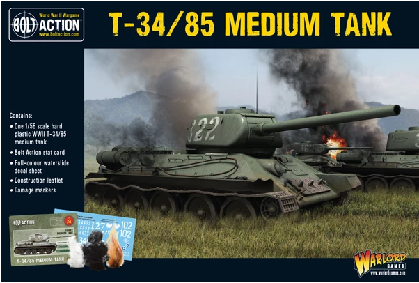 T-34/85 medium tank (plastic)