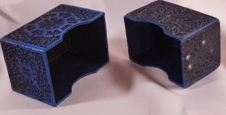 Dark Mind Tempra-Structure Deep-Blue Deck Box Dark Mind Tempra-Structure Deep-Blue Deck Box