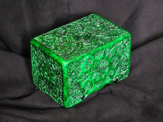 Dark Mind Tempra-Structure Ghost-Green Deck Box Dark Mind Tempra-Structure Ghost-Green Deck Box