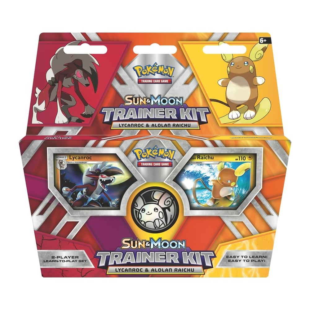 Sun and Moon Trainer Kit Lycanroc and Alolan Raichu Sun and Moon Trainer Kit Lycanroc and Alolan Raichu