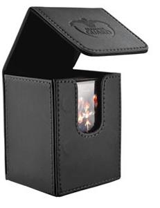 Ultimate Guard Leatherette Deck Box Black 100+ Ultimate Guard Leatherette Deck Box Black 100+