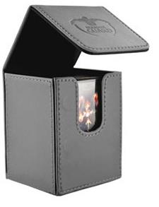 Ultimate Guard Leatherette Deck Box Grey 100+ Ultimate Guard Leatherette Deck Box Grey 100+