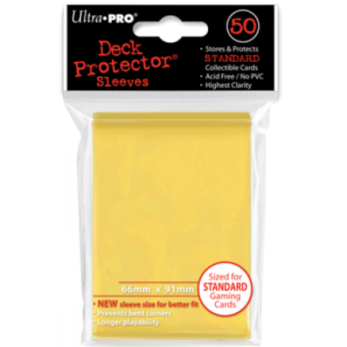 Ultra Pro Yellow Sleeves Standard Ultra Pro Yellow Sleeves Standard