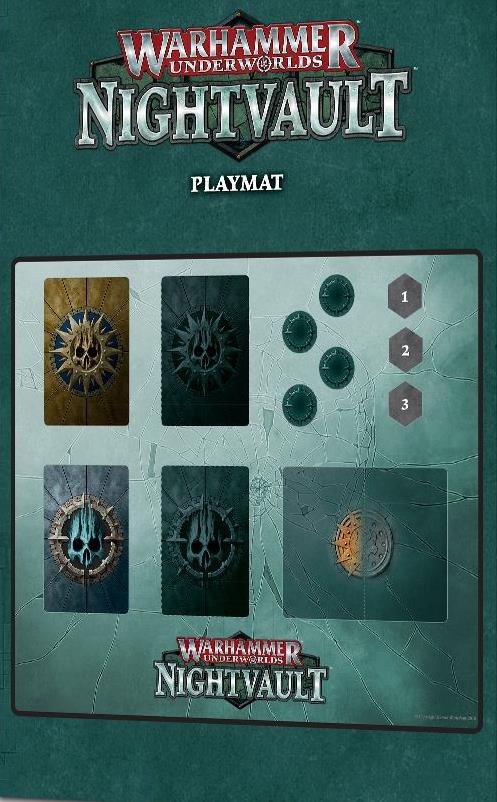 Warhammer Underworlds: Nightvault Playmat Warhammer Underworlds: Nightvault Playmat