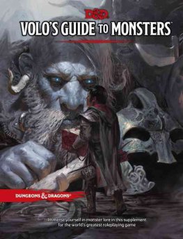 Volos Guide to Monsters D & D Volos Guide to Monsters D & D
