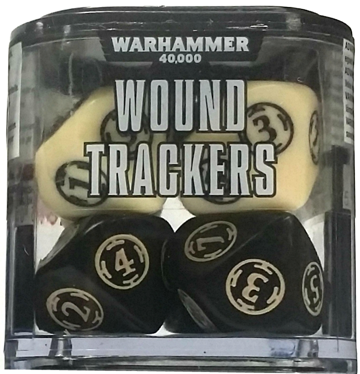Warhammer 40,000 Wound Trackers Black/Ivory Warhammer 40,000 Wound Trackers Black/Ivory