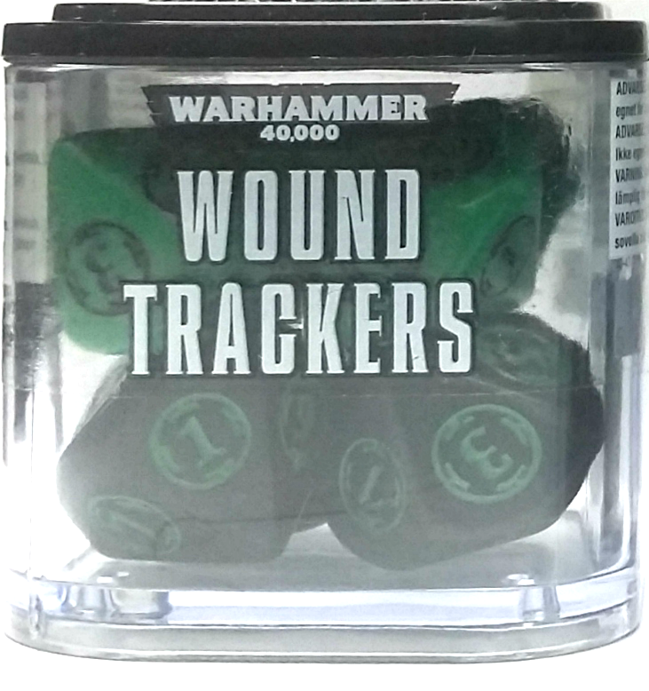 Warhammer 40,000 Wound Trackers Black/Green Warhammer 40,000 Wound Trackers Black/Green