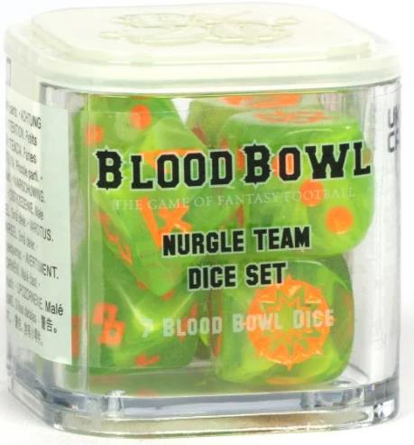 Blood Bowl Nurgle Team Dice Set Blood Bowl Nurgle Team Dice Set