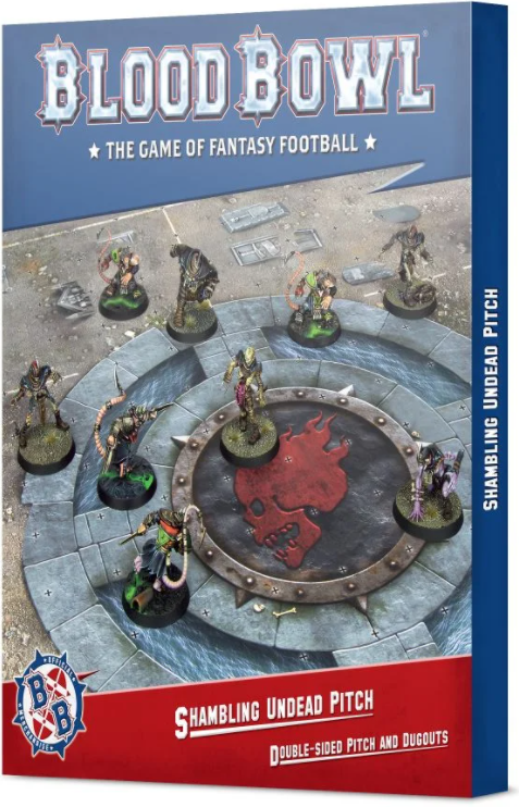 Blood Bowl Shambling Undead Double-sided Pitch and Dugout Blood Bowl Shambling Undead Double-sided Pitch and Dugout