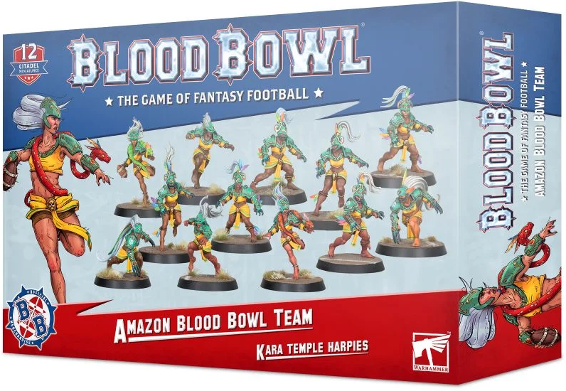 Amazon Blood Bowl Team: Kara Temple Harpies Amazon Blood Bowl Team: Kara Temple Harpies