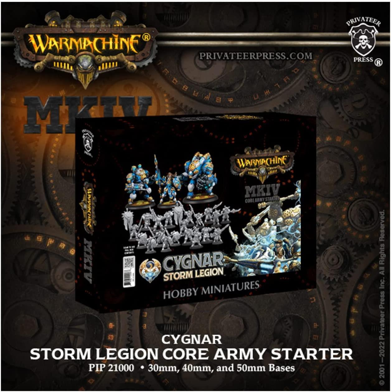 Warmachine: Cygnar Storm Legion Core Army Starter MKIV