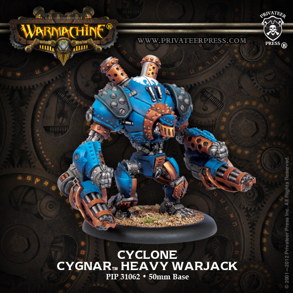 31062 Cygnar Heavy Warjack Cyclone Defender Ironclad
