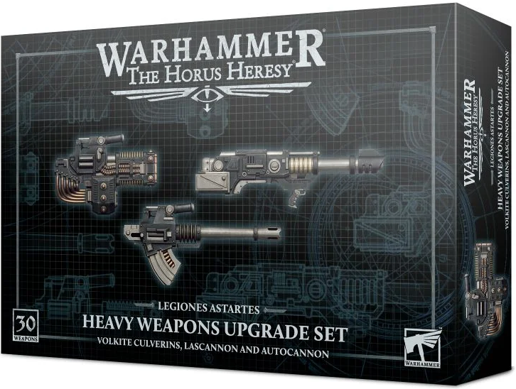 Heavy Weapons Upgrade Set - Volkite Culverins, Lascannons, and Autocannons