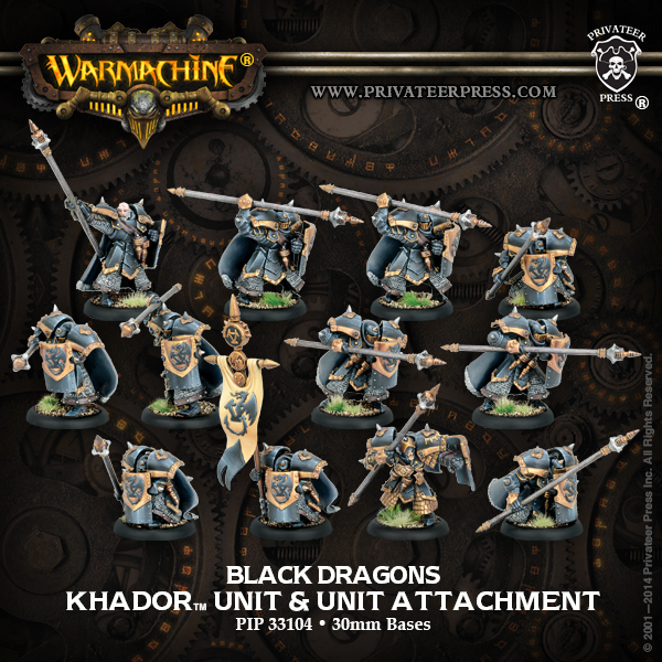 33104 Iron Fang Black Dragoons / Pikemen