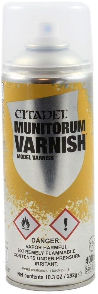 Citadel Spray Paint: Munitorum Varnish (400ml) NOT SHIPPING