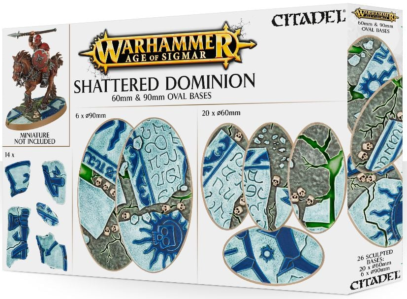 Shattered Dominion 60 & 90mm Oval Bases