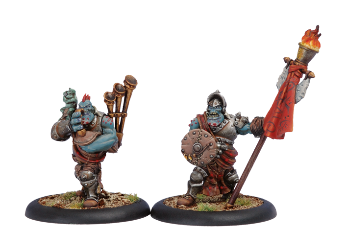 71031 Kriel Warrior Piper and Standard