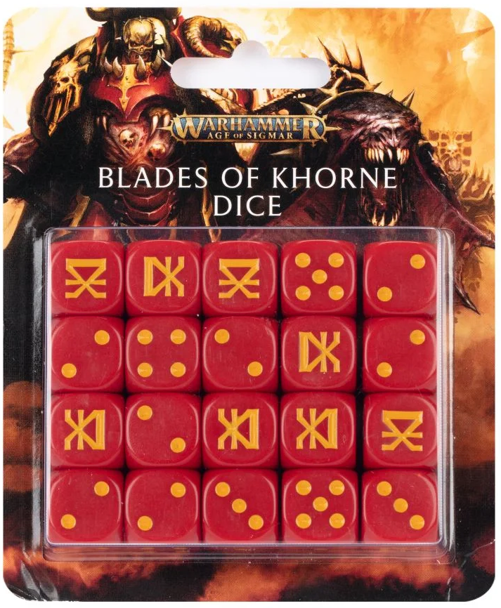 Blades of Khorne Dice Set Blades of Khorne Dice Set