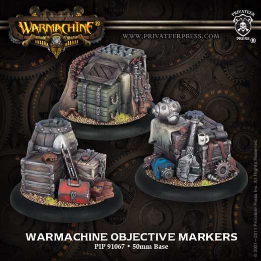 91067 Warmachine Objective Markers 91067 Warmachine Objective Markers