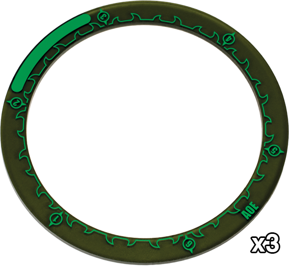 91087 Hordes 4" Area of Effect Ring Markers 91087 Hordes 4" Area of Effect Ring Markers