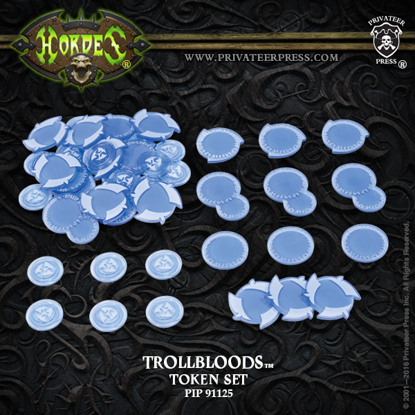 91125 Trollbloods Token Set Mk 3