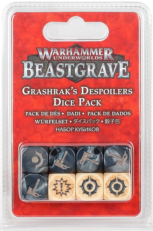 Warhammer Underworlds: Beastgrave - Grashrak's Despoilers Dice Warhammer Underworlds: Beastgrave - Grashrak's Despoilers Dice