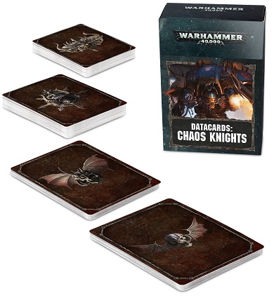 Datacards: Chaos Knights (8th Edition)