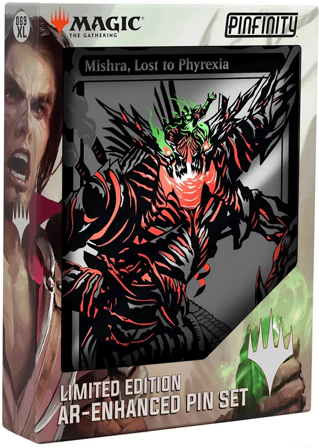 Mishra, Lost to Phyrexia Pin Badge (#069 XL, Limited Edition, Augmented Reality) - Pinfinity