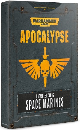 Apocalypse Datasheet Cards: Space Marines