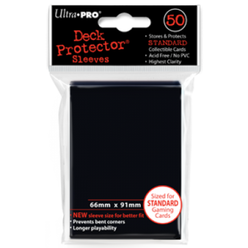 Ultra Pro Black Sleeves Standard