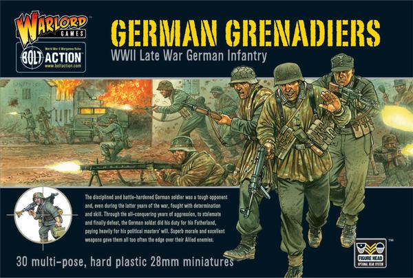 German Grenadiers plastic box set German Grenadiers plastic box set