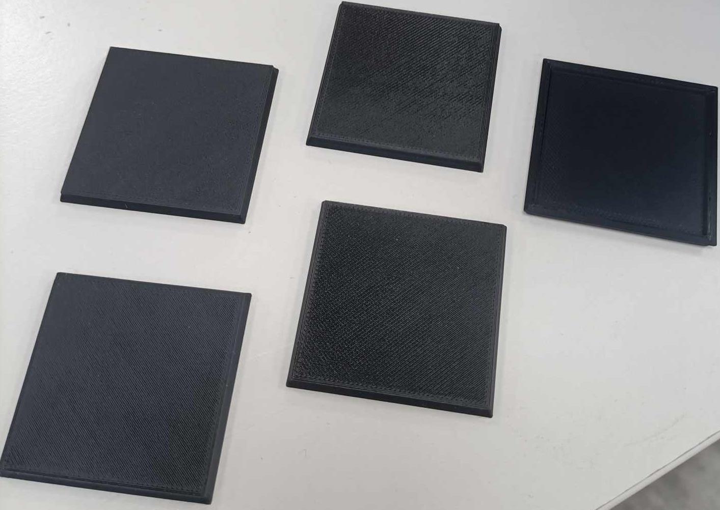 50mm x 50mm Square Base x5