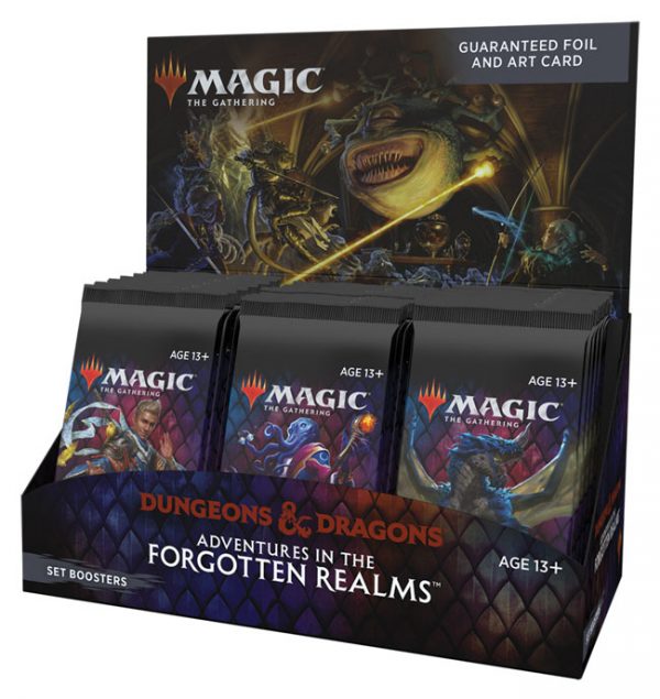 Adventures in the Forgotten Realms Set Booster Display