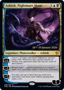 Ashiok, Nightmare Muse - Theros Beyond Death Prerelease Promo