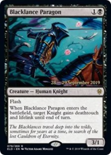Blacklance Paragon - Throne of Eldraine Prerelease Promo